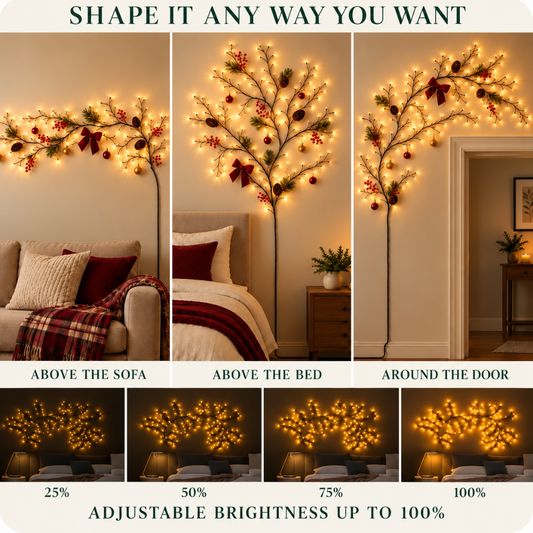 Decorative Vine Light with 96 LEDs
